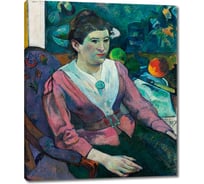 Картина-репродукция ООО Первое ателье Женщина перед натюрмортом Сезанна 51x60 см ps143281-2