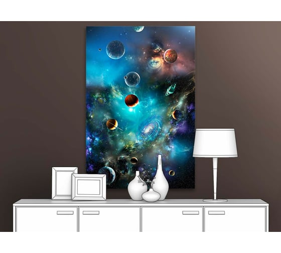 Картина ООО Первое ателье Прекрасный космос 60x90 см ps95011-3
