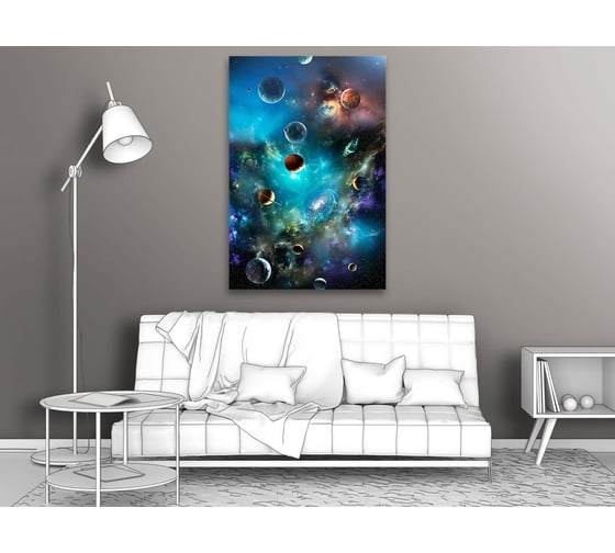 Картина ООО Первое ателье Прекрасный космос 60x90 см ps95011-3