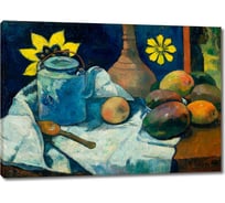 Картина-репродукция ООО Первое ателье Натюрморт с чайником и фруктами 60x43 см ps143362-3