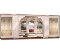 Картина ООО Первое ателье Веранда в невероятном доме 60x27 см ps28607-3