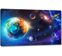 Картина ООО Первое ателье Земля в открытом космосе 80x49 см ps95036-4