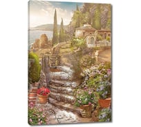 Картина ООО Первое ателье Лестница ведущая к домику 40x60 см ps28581-2