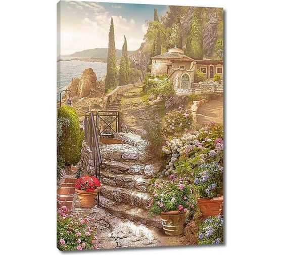 Картина ООО Первое ателье Лестница ведущая к домику 40x60 см ps28581-2 1