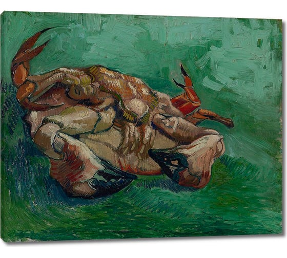Картина-репродукция ООО Первое ателье Краб, лежащий на спине 80x66 см ps106026-4