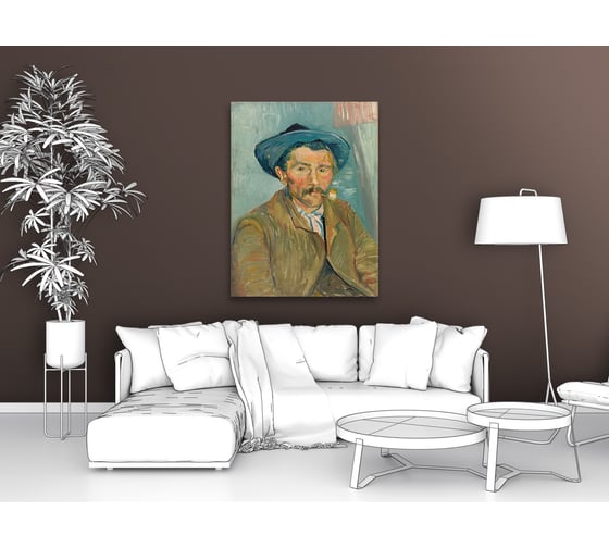 Картина-репродукция ООО Первое ателье Курильщик 79x105 см ps111294-4