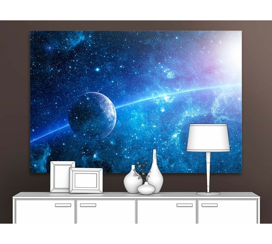 Картина ООО Первое ателье Планета движется по дуге 60x41 см ps95006-3