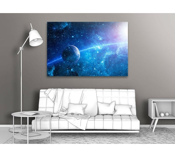 Картина ООО Первое ателье Планета движется по дуге 60x41 см ps95006-3