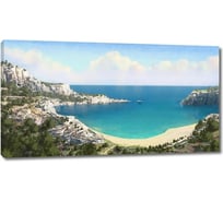 Картина ООО Первое ателье Вид сверху на солнечную бухту 60x32 см ps28634-3