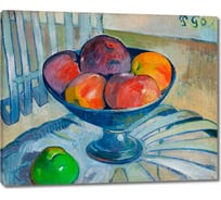 Картина-репродукция ООО Первое ателье Блюдо с фруктами на садовом стуле 115x93 см ps143309-5