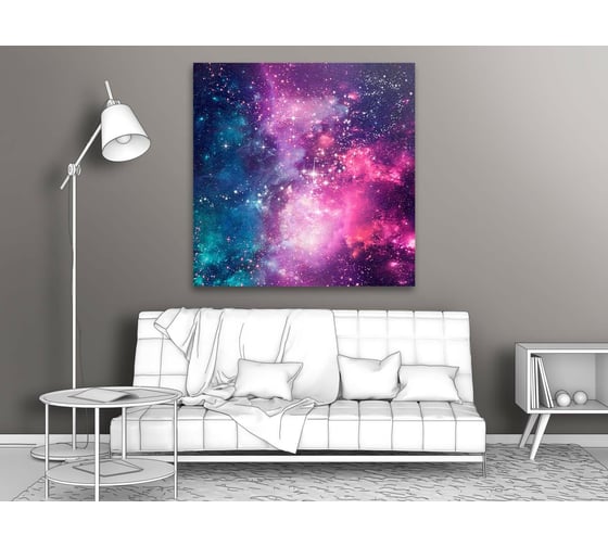 Картина ООО Первое ателье Мириады звезд 60x60 см ps95002-3