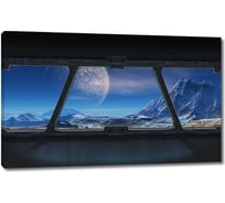 Картина ООО Первое ателье Вид из космического корабля 80x50 см ps95021-4