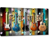 Картина ООО Первое ателье Гитарная стена 35x21 см ps95051-1