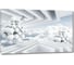 Картина ООО Первое ателье Белые парящие сборные кубы 80x50 см ps135988-4 1