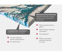 Картина ООО Первое ателье Веселые акула и дельфин 90x60 см ps95079-2