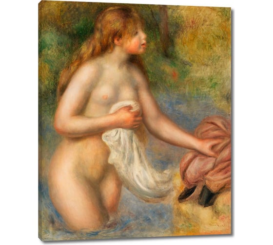 Картина-репродукция ООО Первое ателье Купальщица, 1895 35x44 см ps110282-1 1