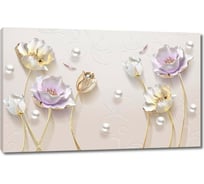 Картина ООО Первое ателье Лотосы и жемчуг 35x22 см ps135981-1