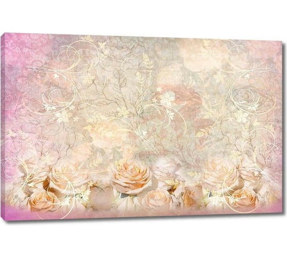Картина ООО Первое ателье Коллаж с прекрасными розами 89x60 см ps28580-2 1
