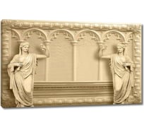 Картина ООО Первое ателье Античные скульптуры на фоне арок 96x60 см ps135985-2