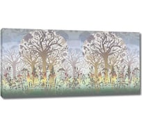 Картина ООО Первое ателье Абстракция с деревьями 35x18 см ps28735-1