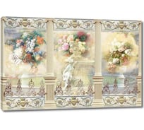 Картина ООО Первое ателье Абстрактный рисунок с колоннами и скульптурами 35x23 см ps28699-1