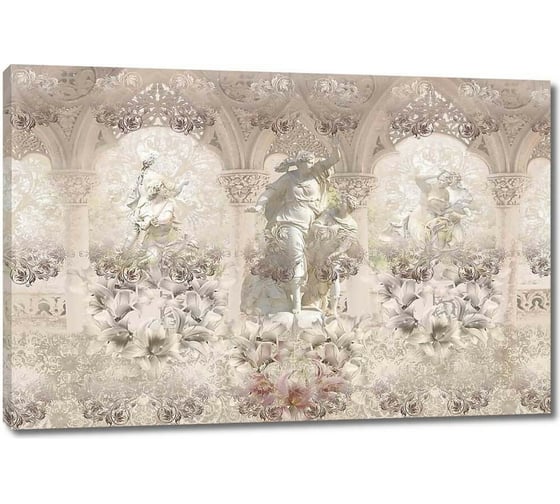 Картина ООО Первое ателье Абстрактная картина со скульптурами 60x40 см ps28720-3 1