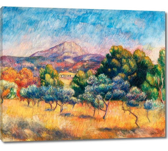 Картина-репродукция ООО Первое ателье Гора Сент-Виктуар, 1889 80x66 см ps144152-4 1