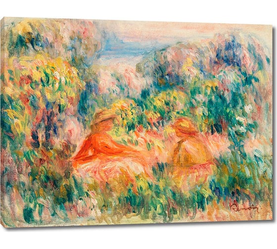 Картина-репродукция ООО Первое ателье Две женщины в пейзаже, 1918 60x47 см ps111140-3 1