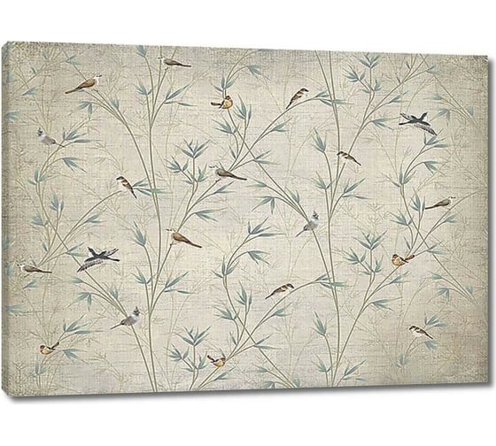Картина ООО Первое ателье Птицы в кустах 60x45 см ps95094-3