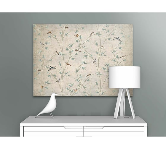 Картина ООО Первое ателье Птицы в кустах 81x60 см ps95094-2