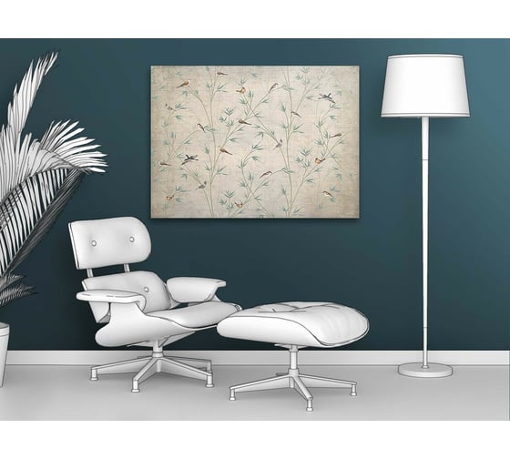 Картина ООО Первое ателье Птицы в кустах 81x60 см ps95094-2