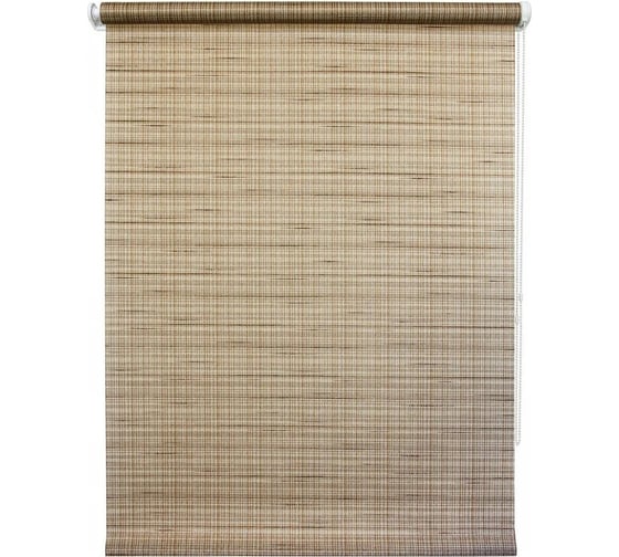 Рулонная штора УЮТ Рига 48x175 см коричневый 2150738 1