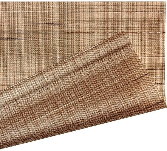 Рулонная штора УЮТ Рига 61x175 см коричневый 2136414