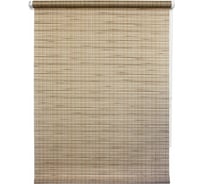 Рулонная штора УЮТ Рига 160x175 см коричневый 2093093