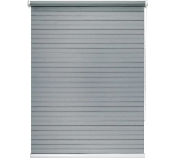 Рулонная штора УЮТ Кутюр 50x175 см серо-голубой 2129917 1