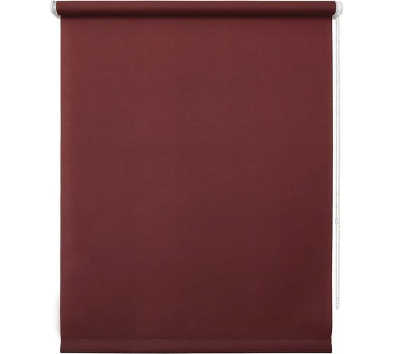 Рулонная штора УЮТ Шантунг 180x175 см красный 2129766 1