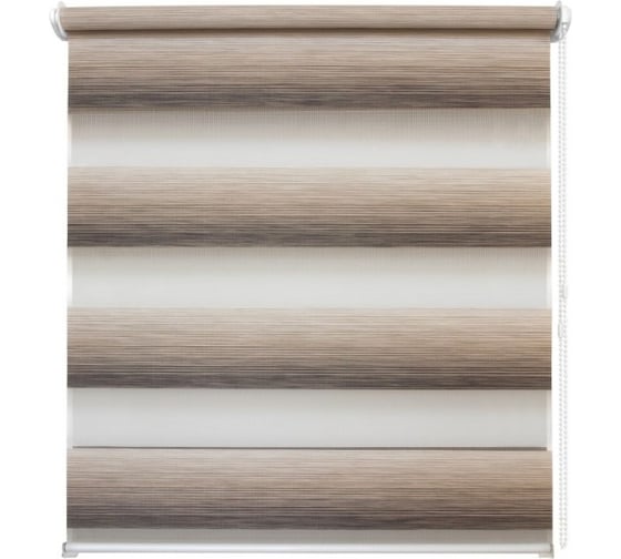 Штора УЮТ Д/Н Ливерпуль 80x160 см бежево-коричневый 2128676 1