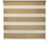 Штора УЮТ Д/Н Манчестер 40x160 см коричневый 2129581