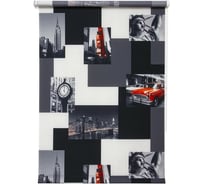 Штора УЮТ Нью-Йорк 160x175 см красно-серый 2091009