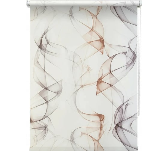 Штора УЮТ Смоки 40x175 см бежевый 2132332 1