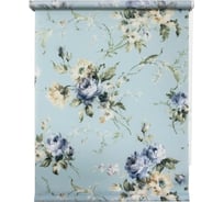 Штора УЮТ Розарий 50x175 см голубой 2092177