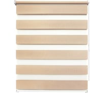 Рулонная штора УЮТ Сальса день/ночь, 70x160, бежевый 2145255