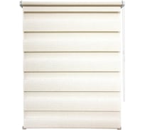 Рулонная штора УЮТ Люрекс день/ночь, 140x160, сливочный 2145163