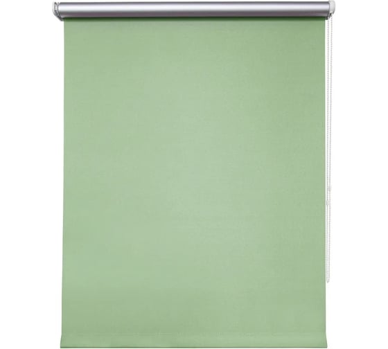 Рулонная штора УЮТ Сильвер С/Н 61x175, фисташковый 2138262 1
