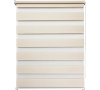 Рулонная штора УЮТ Сальса день/ночь, 160x160, кремовый 2145267