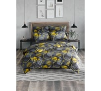 Комплект постельного белья Luisa De Rizzo Сонный мир 70645-1+821 поплин, 2 спальный, евро, 70x70.2, премиум 4660056174085