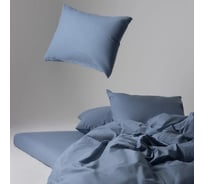 Комплект постельного белья Urban Family Деним 710 перкаль, 1.5 спальный, 50x70.2, пакет 4660056172302