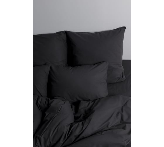 Комплект постельного белья Urban Family Графит 812 перкаль, 1.5 спальный, 50x70.2, пакет 4660056172203