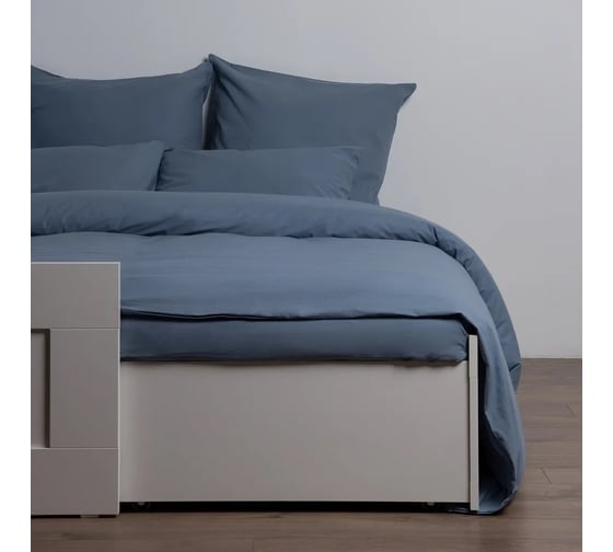 Комплект постельного белья Urban Family Деним 710 перкаль, семейный, 70x70.2, пакет 4660056172395