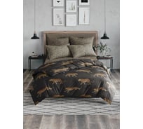 Комплект постельного белья Luisa De Rizzo Грация 70683-1+70684-1 поплин, 2 спальный, евро, 70x70.2, премиум 4660056175730